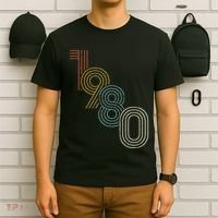 Vintage 1980 Birthday T-Shirt thumb 6
