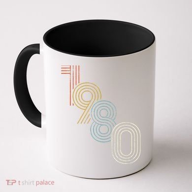 Vintage 1980 Birthday Coffee Mug