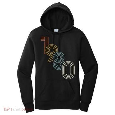 Vintage 1980 Birthday Women's Hoodie