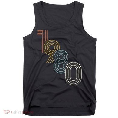 Vintage 1980 Birthday Tank Top