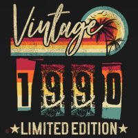 Vintage 1990 Birthday Gift Limited Edition Funny And Cool Family Gift T-Shirt thumb 7