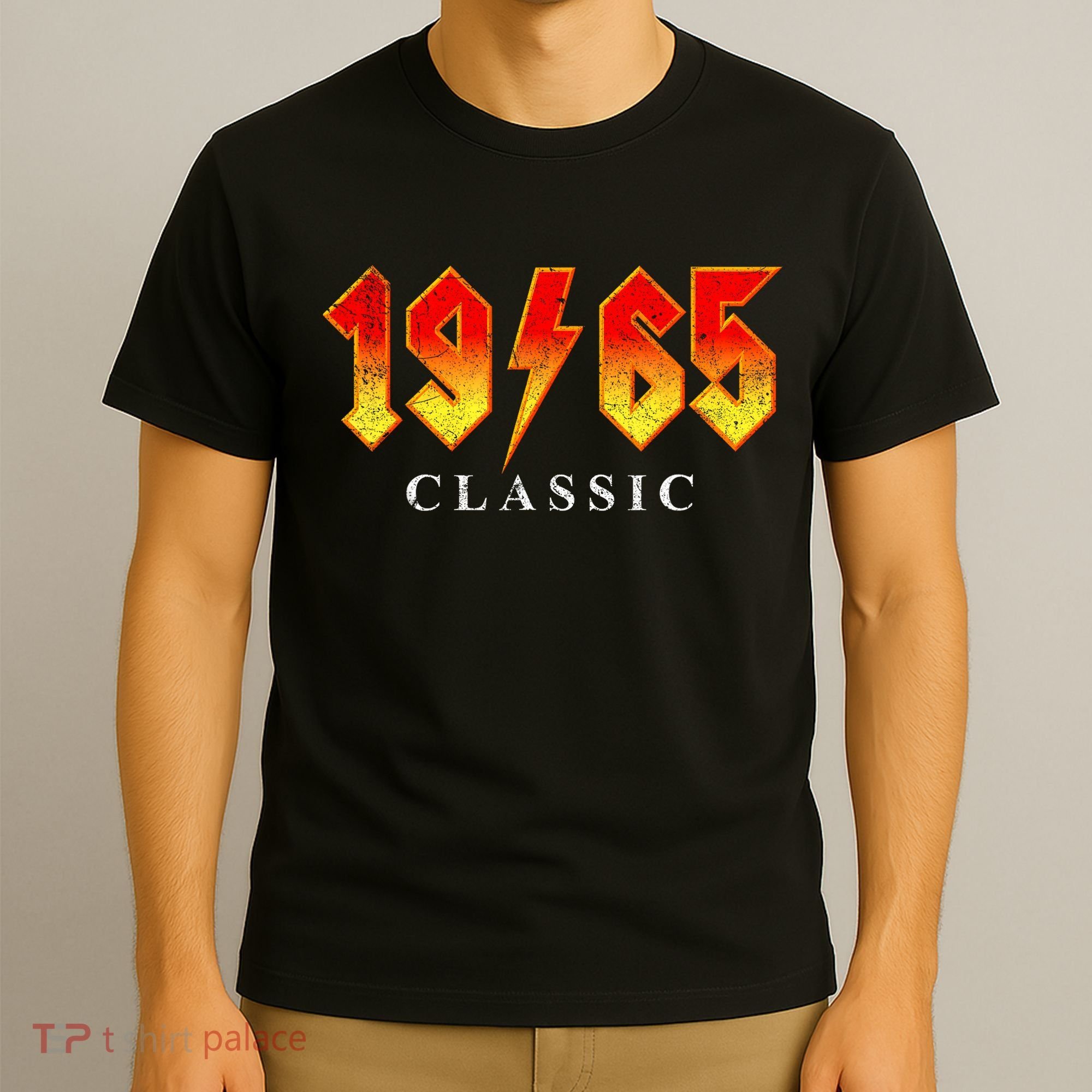 Vintage 1965 Classic Rock Birthday T-Shirt