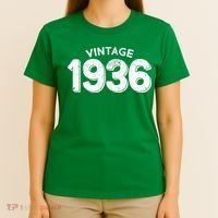 Vintage 1936 Celebrate 90th Birthday T-Shirt thumb 4