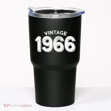 Vintage 1966 Celebrate 60th Birthday Tumbler