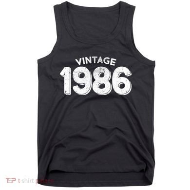 Vintage 1986 Celebrate 40th Birthday Tank Top