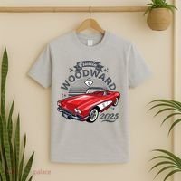 Vintage 1961 Convertible Cruisin Woodward 2025 T-Shirt thumb 2