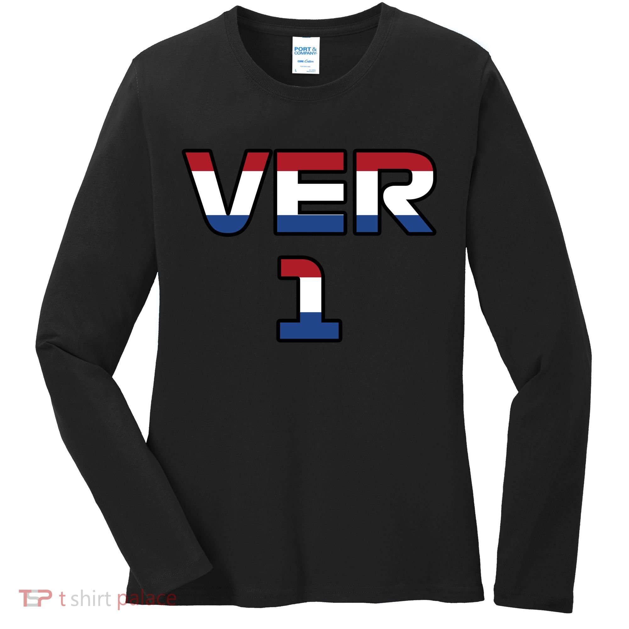 VER 1 Dutch Flag Women's Long Sleeve Shirt