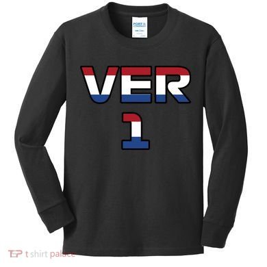 VER 1 Dutch Flag Kids Long Sleeve Shirt