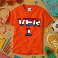 VER 1 Dutch Flag Kids T-Shirt thumb 3
