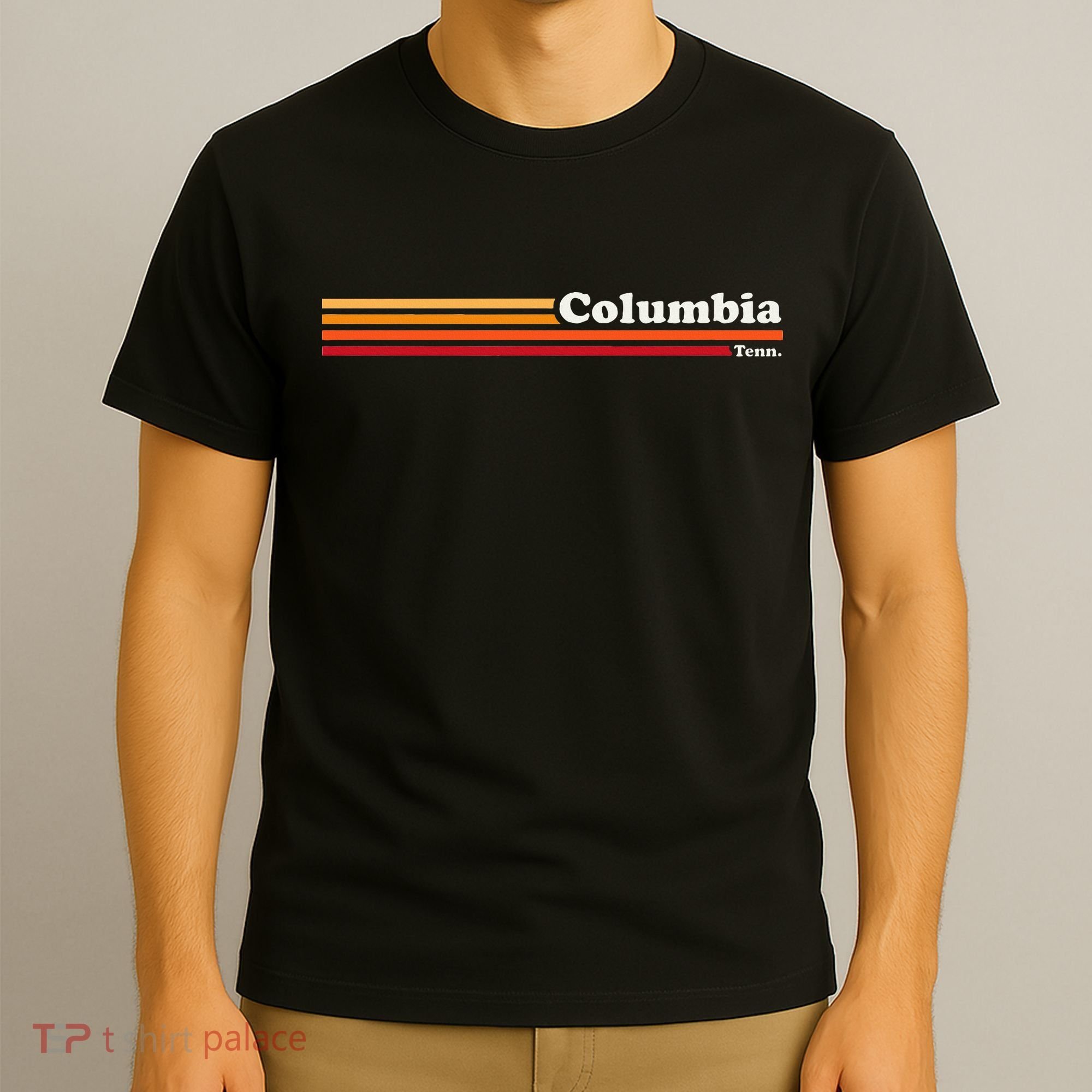 Vintage 1980s Graphic Style Columbia Tennessee T-Shirt