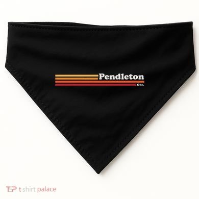 Vintage 1980s Graphic Style Pendleton Oregon USA-Made Doggie Bandana