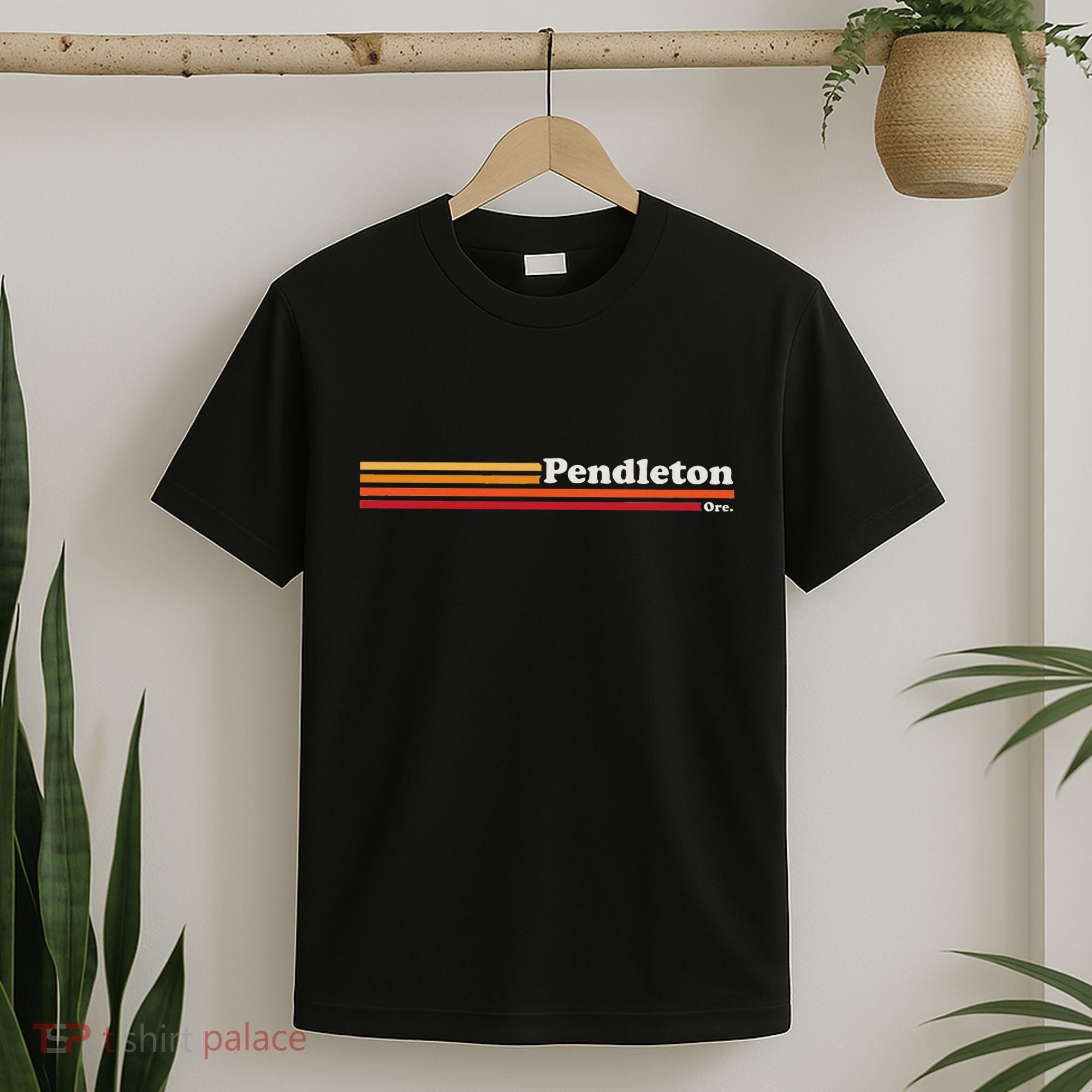 Vintage 1980s Graphic Style Pendleton Oregon T-Shirt