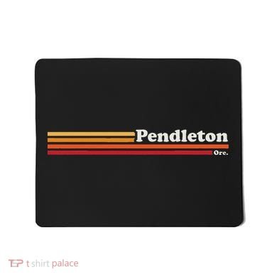 Vintage 1980s Graphic Style Pendleton Oregon Mousepad