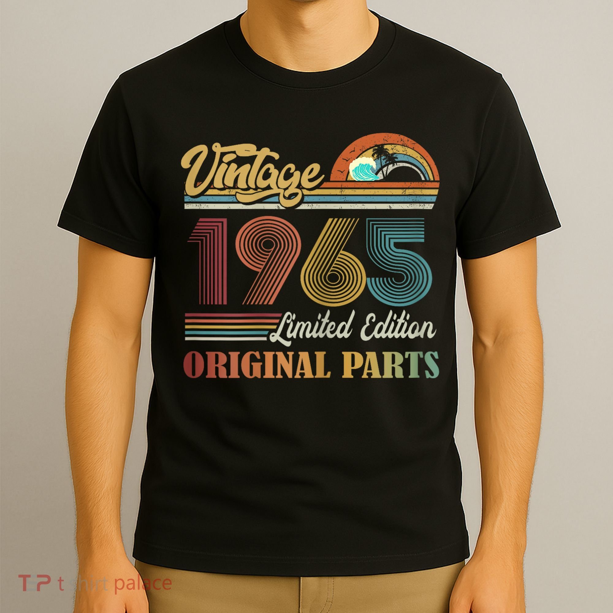 Vintage 1965 Limited Edition Original Parts 59 Years Old T-Shirt
