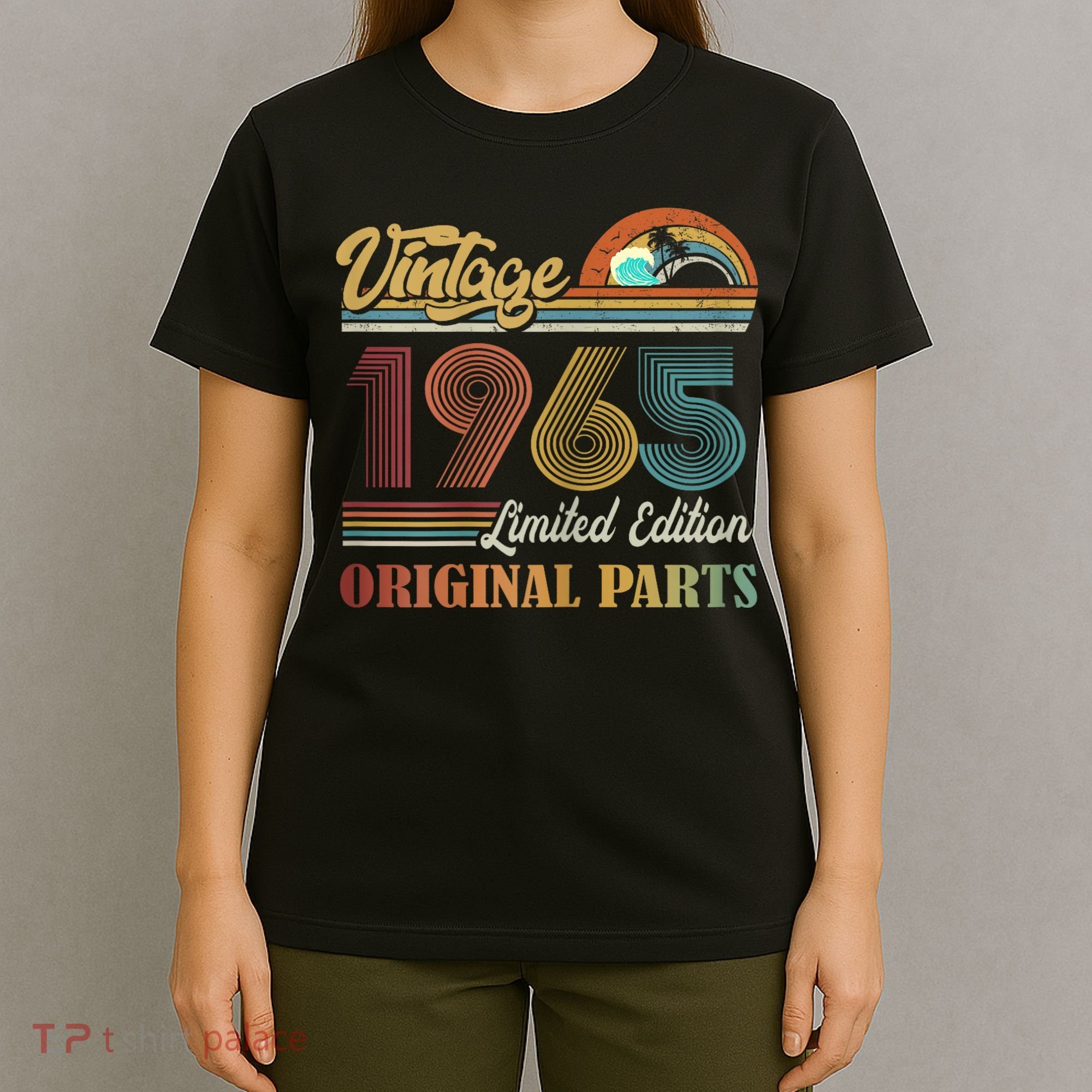 Vintage 1965 Limited Edition Original Parts 59 Years Old T-Shirt