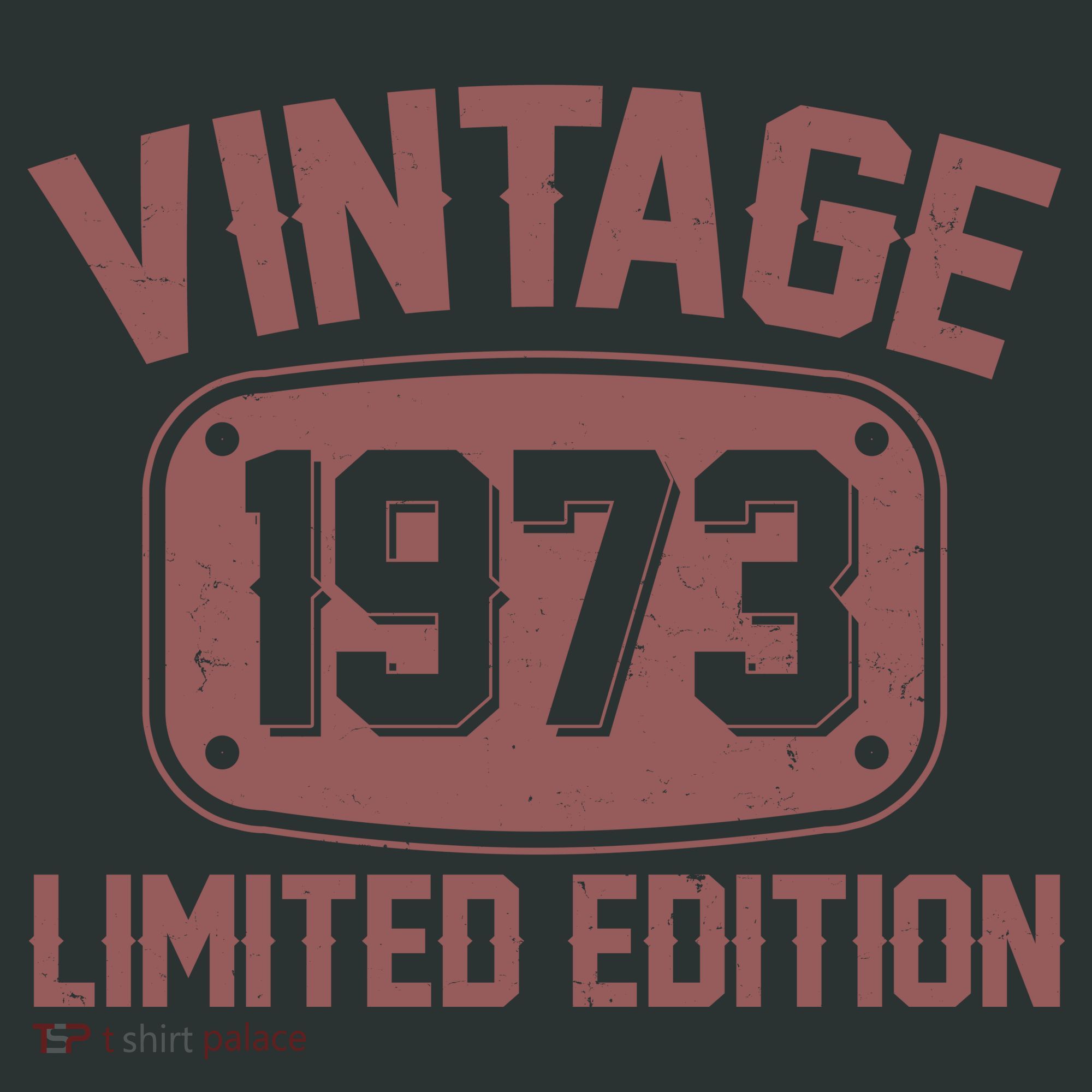Vintage 1973 Limited Edition 50th Birthday T-Shirt