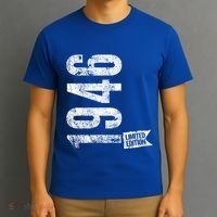Vintage 1946 Limited Edition 79 Years Old 79th Retro Bday Cute Gift T-Shirt thumb 3