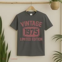 Vintage 1975 Limited Edition 50th Birthday T-Shirt thumb 2
