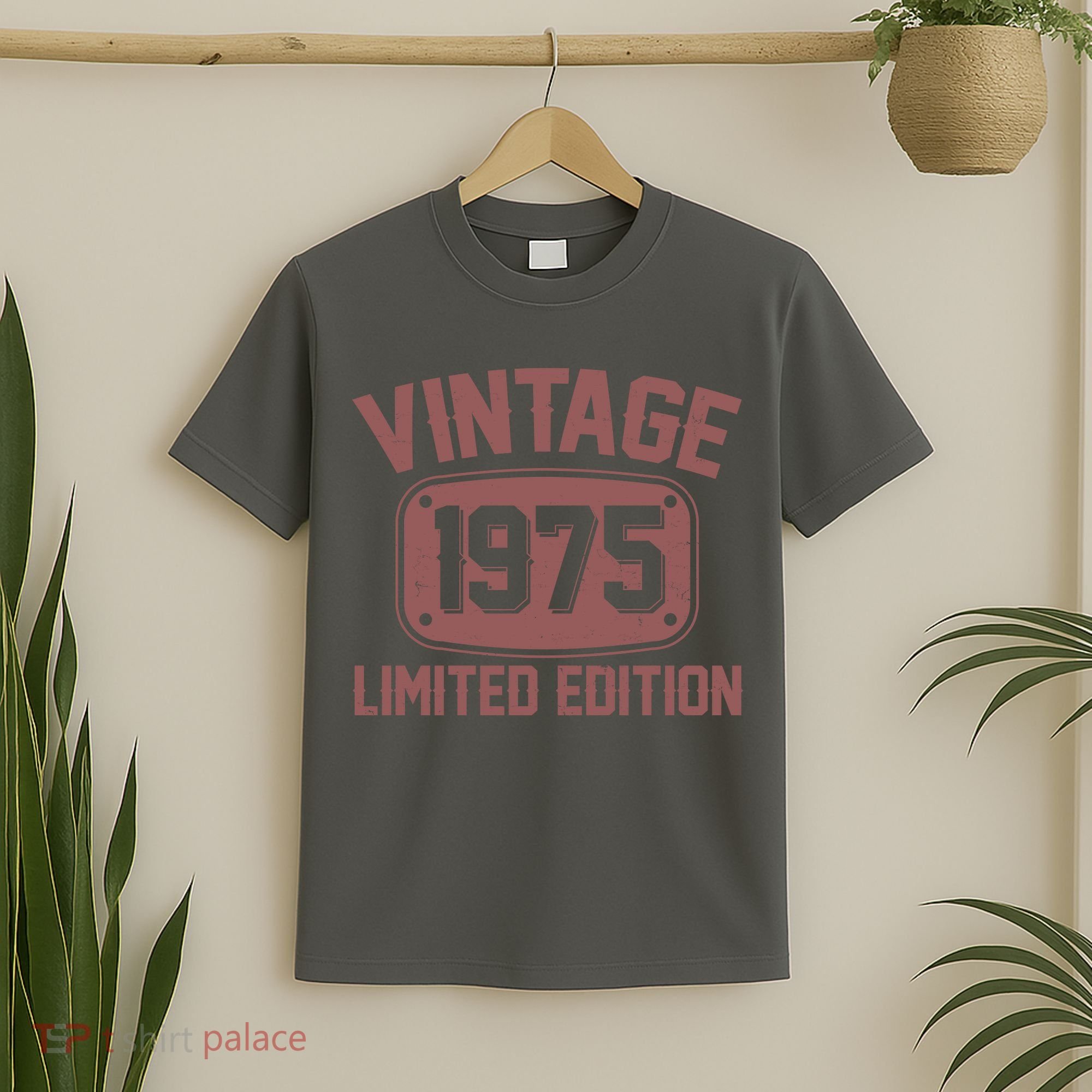 Vintage 1975 Limited Edition 50th Birthday T-Shirt