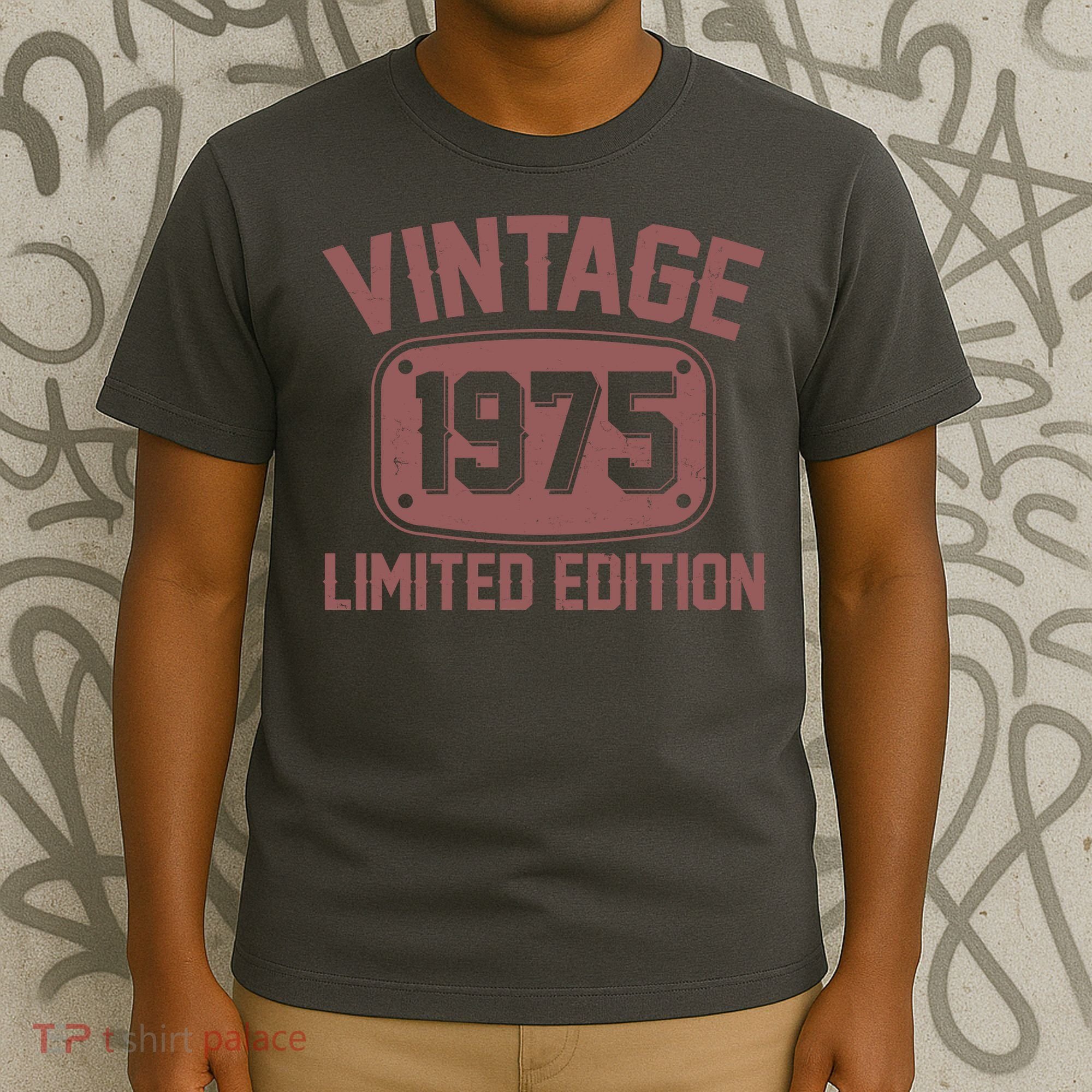 Vintage 1975 Limited Edition 50th Birthday T-Shirt