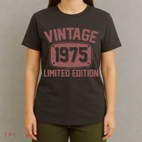 Vintage 1975 Limited Edition 50th Birthday T-Shirt thumb 4