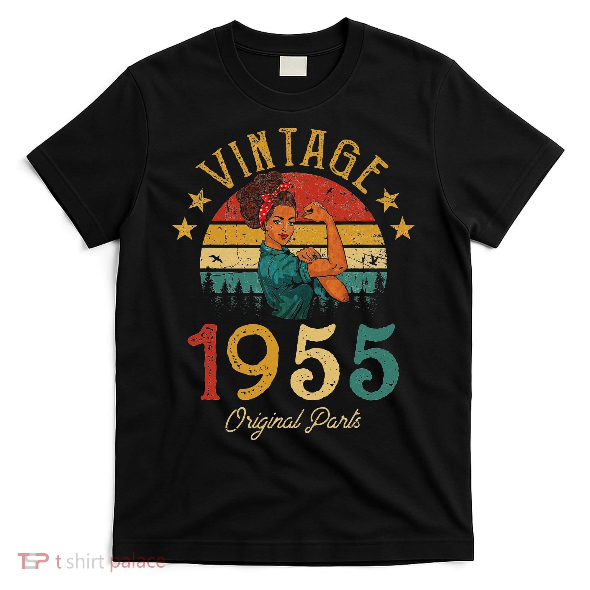 Vintage 1955 Made In 1955 67th Birthday Women 67 Years Old T-Shirt