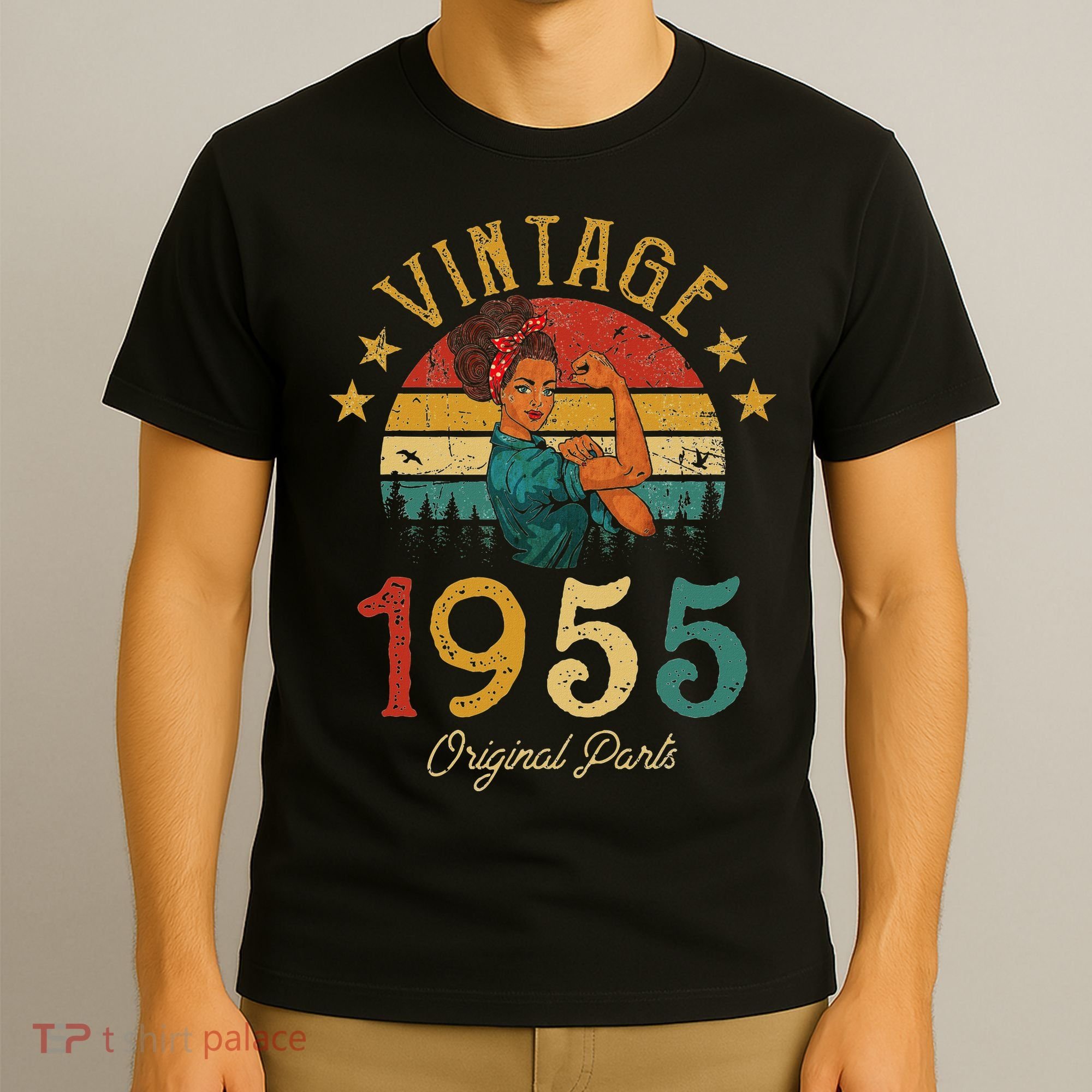 Vintage 1955 Made In 1955 67th Birthday Women 67 Years Old T-Shirt