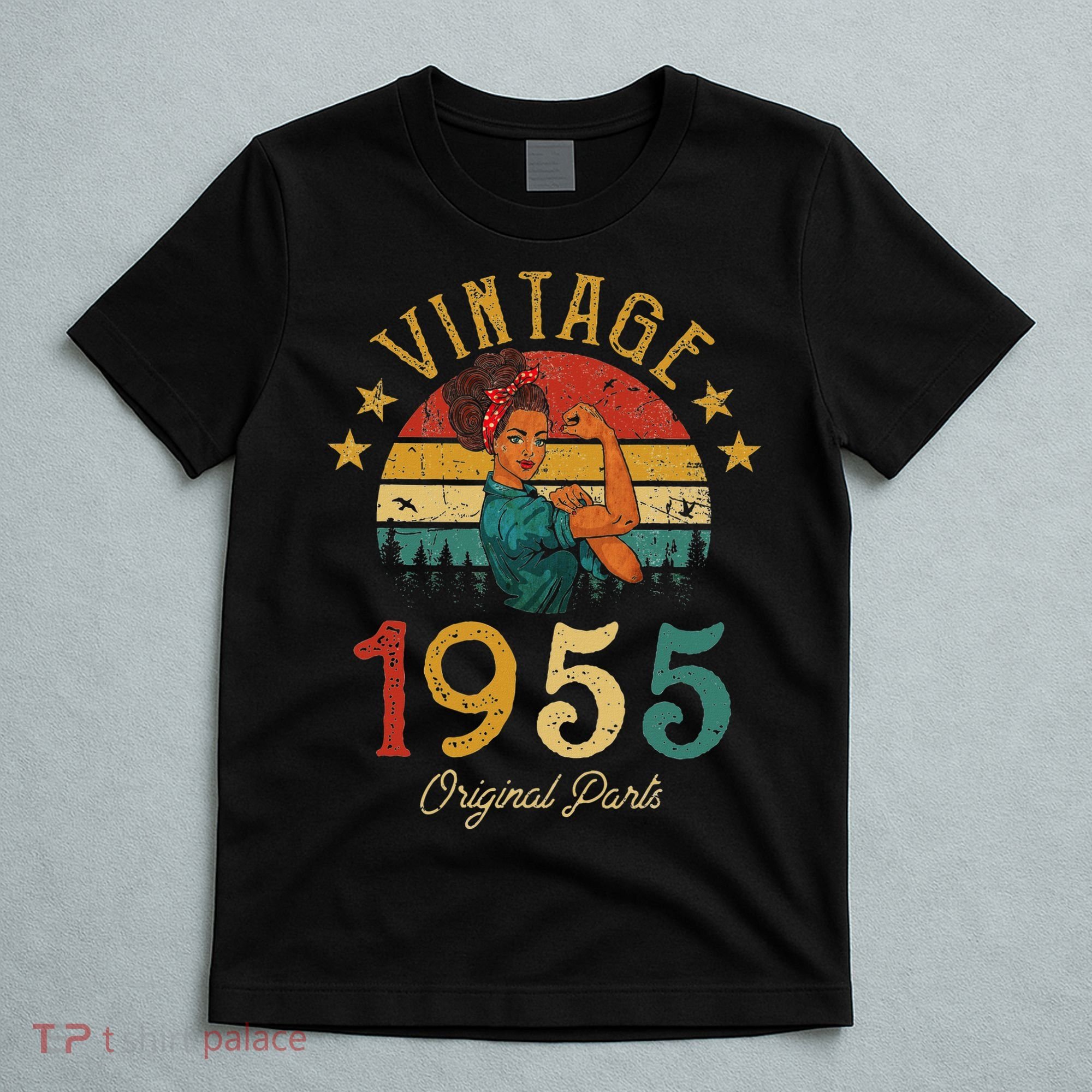Vintage 1955 Made In 1955 67th Birthday Women 67 Years Old T-Shirt