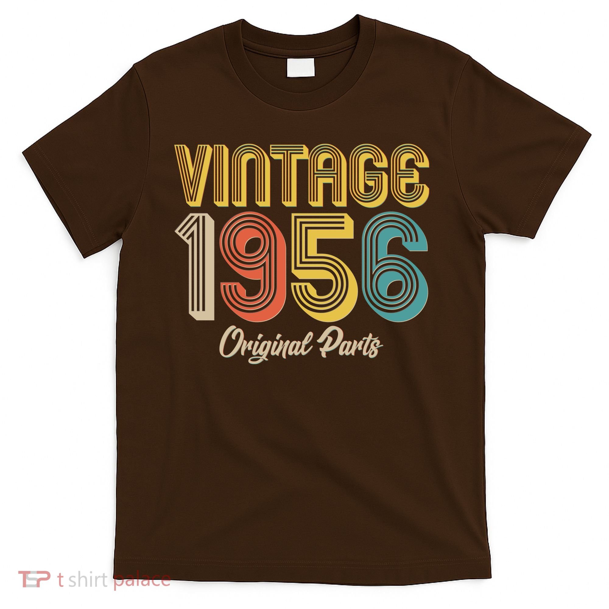 Vintage 1956 Original Parts Retro 70th Birthday  T-Shirt