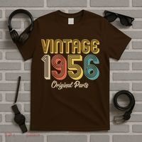 Vintage 1956 Original Parts Retro 70th Birthday  T-Shirt thumb 5