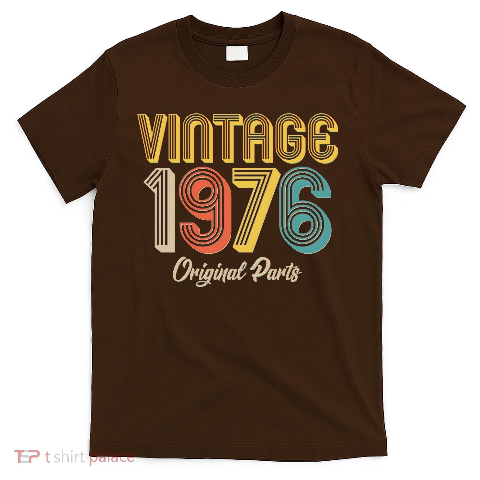 Vintage 1976 Original Parts Retro 50th Birthday  T-Shirt