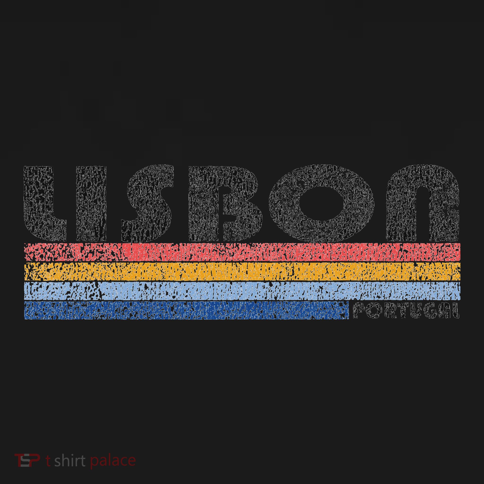 Vintage 1980s Style Lisbon Portugal T-Shirt