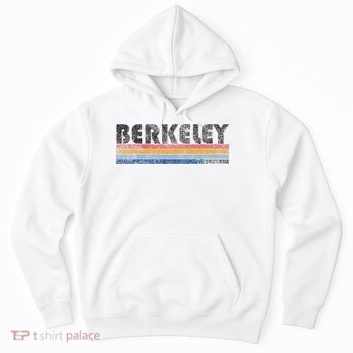 Vintage 1980s Style Berkeley California Hoodie