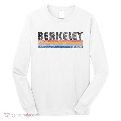 Vintage 1980s Style Berkeley California Long Sleeve Shirt
