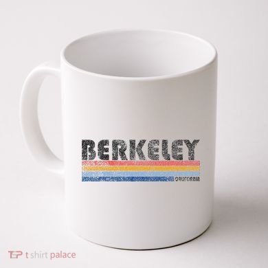Vintage 1980s Style Berkeley California Coffee Mug