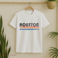 Vintage 1980s Style Houston Texas T-Shirt thumb 2