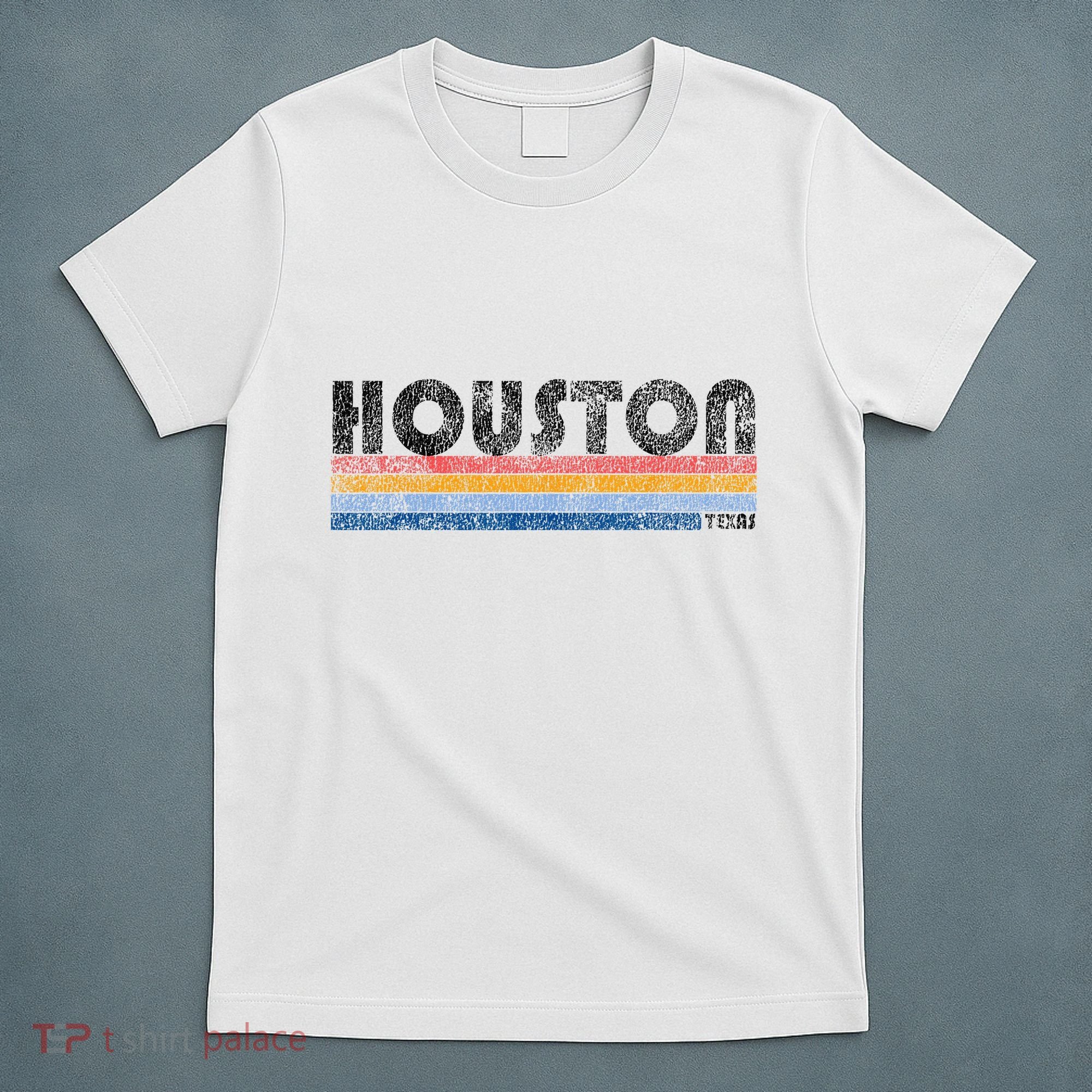 Vintage 1980s Style Houston Texas T-Shirt