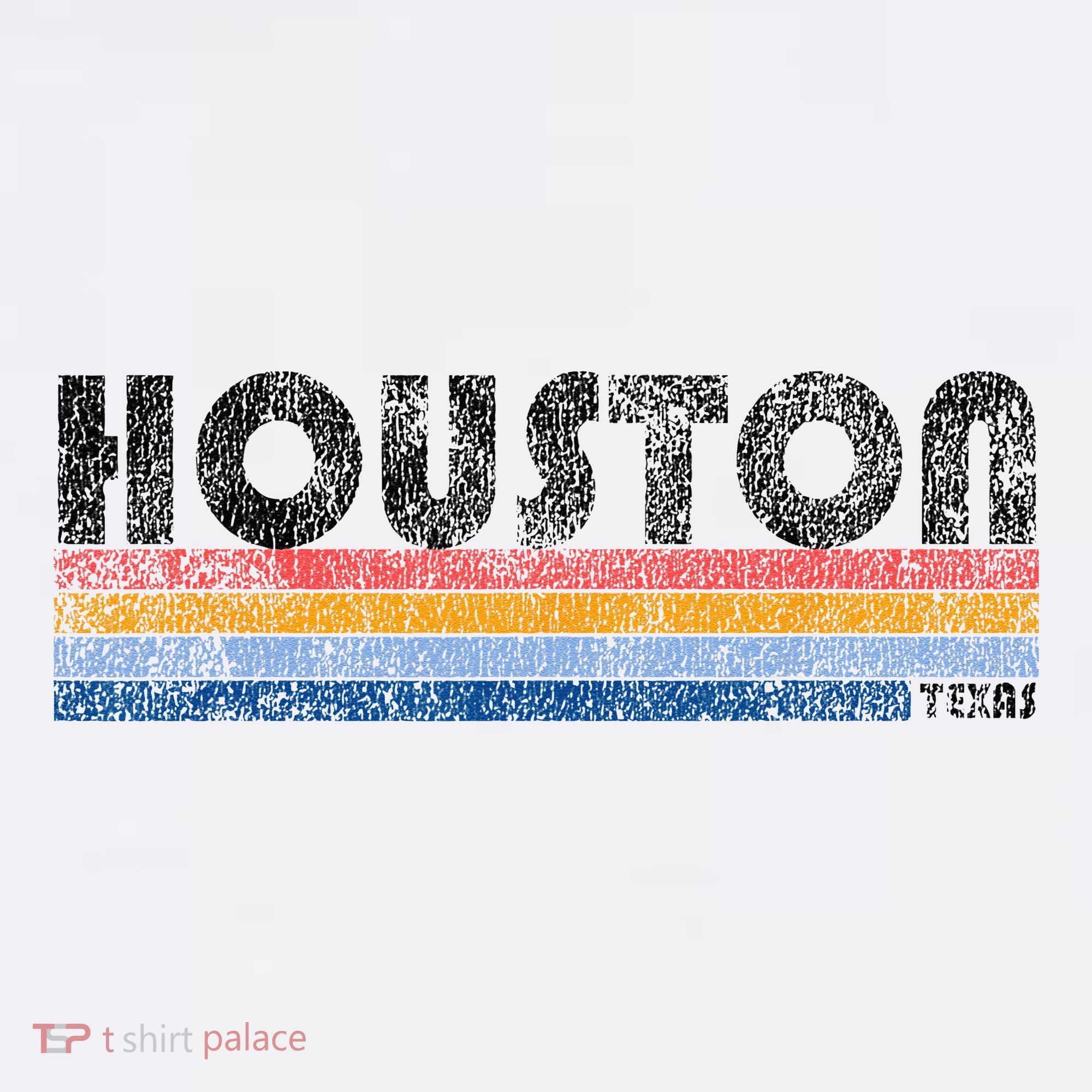 Vintage 1980s Style Houston Texas T-Shirt