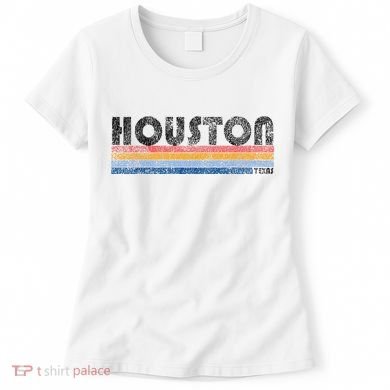 Vintage 1980s Style Houston Texas Women's T-Shirt