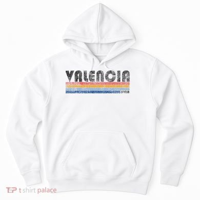 Vintage 1980s Style Valencia Spain Hoodie
