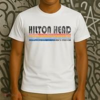 Vintage 1980s Style Hilton Head South Carolina T-Shirt thumb 3