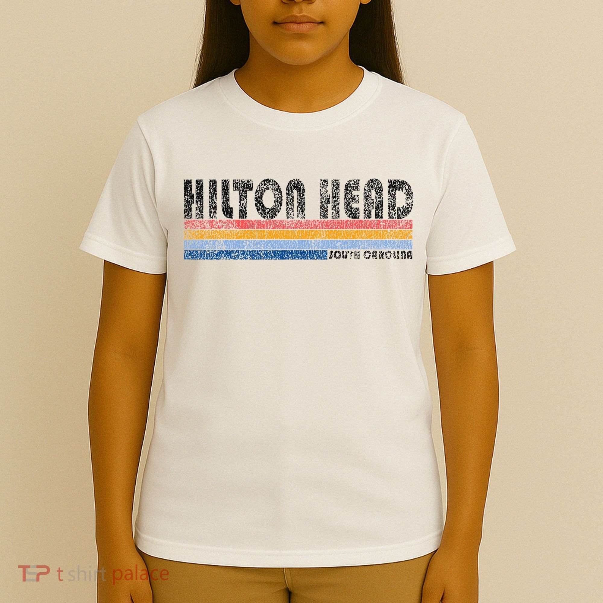 Vintage 1980s Style Hilton Head South Carolina T-Shirt