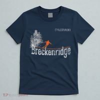 Vintage 1980s Style Breckenridge CO Skiing T-Shirt thumb 5