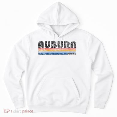 Vintage 1980s Style Auburn Alabama Hoodie
