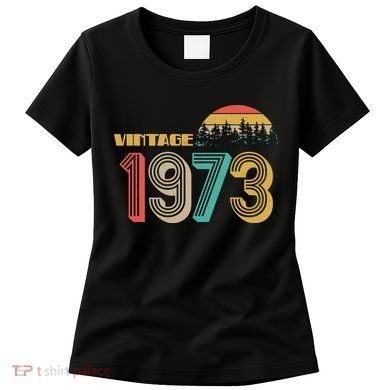 Vintage 1973 Sun Wilderness 50th Birthday Women's T-Shirt