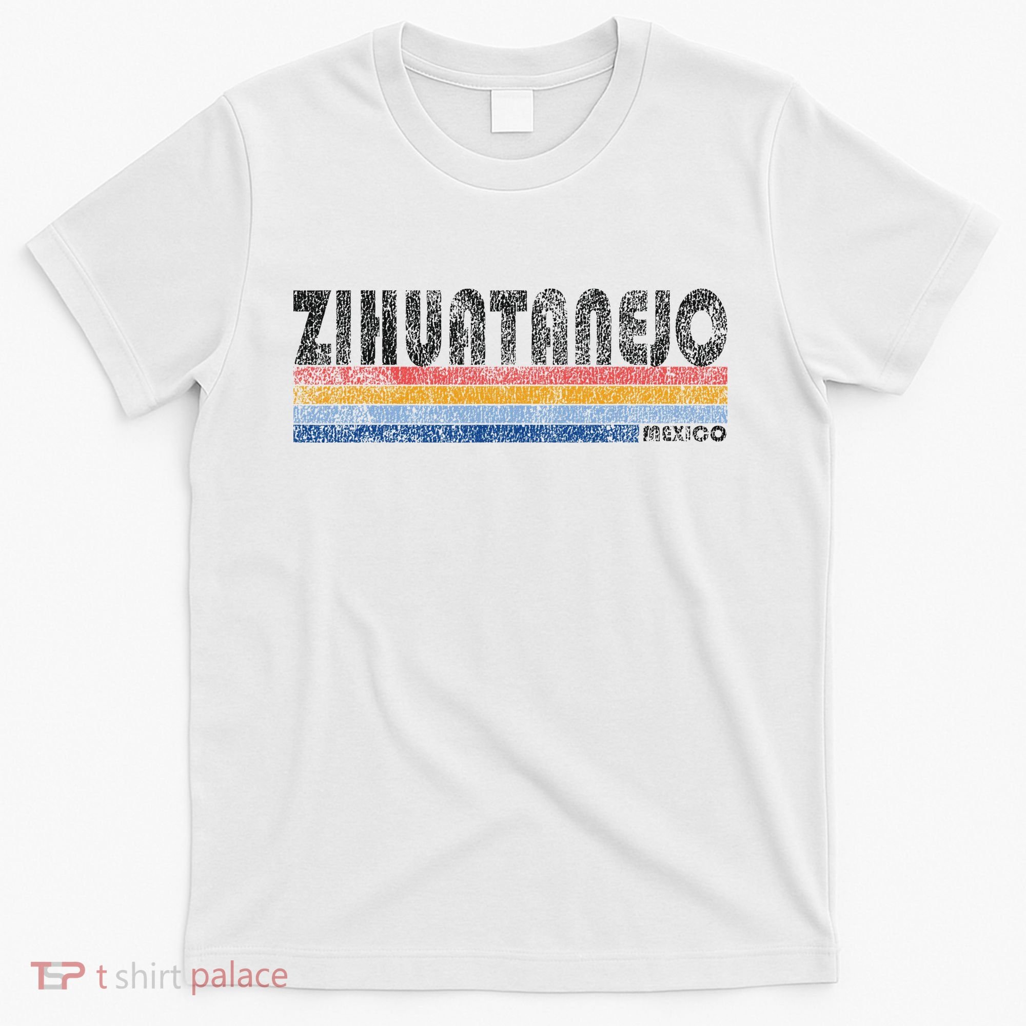 Vintage 1980s Style Zihuatanejo Mexico T-Shirt