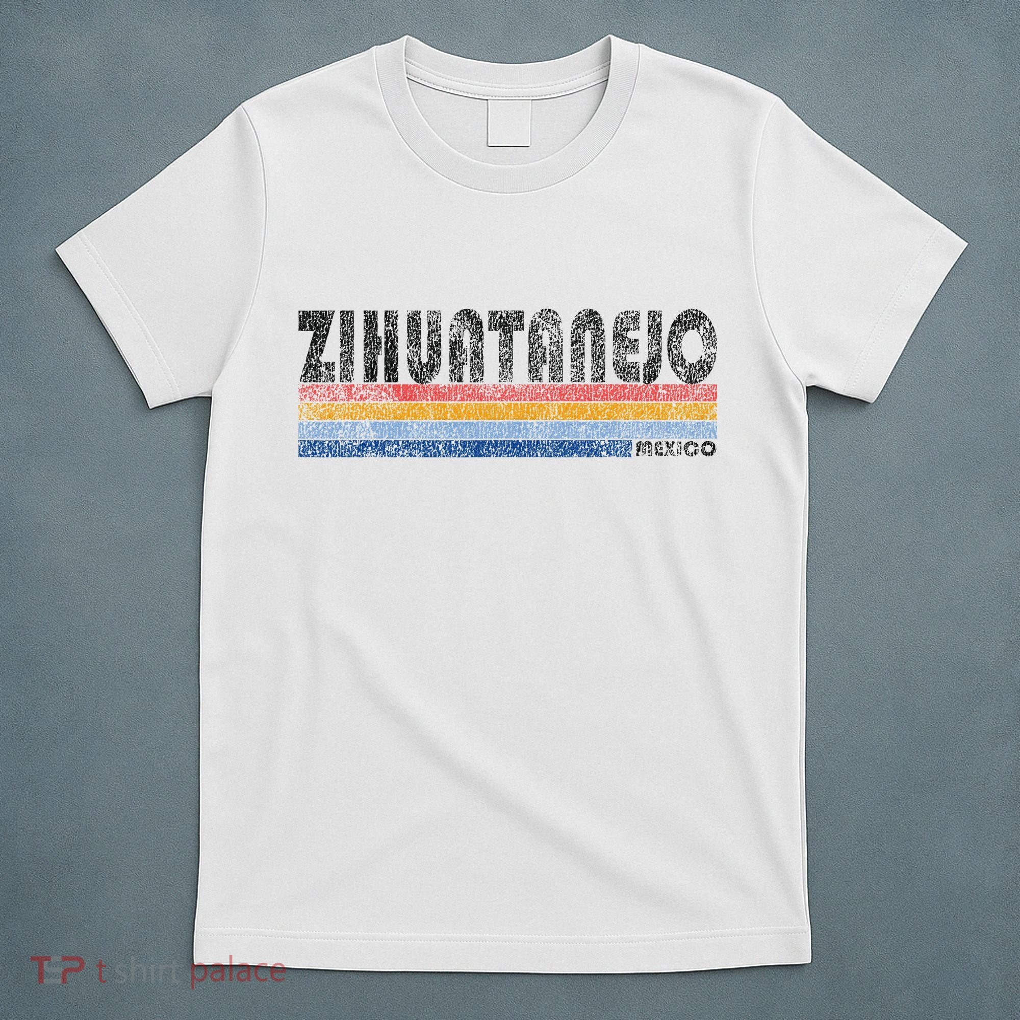 Vintage 1980s Style Zihuatanejo Mexico T-Shirt