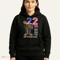 Veteran 22 A Day Take Their Lives End Veteran Suicide Hoodie thumb 5