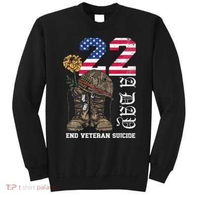 Veteran 22 A Day Take Their Lives End Veteran Suicide Sweatshirt