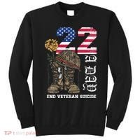 Veteran 22 A Day Take Their Lives End Veteran Suicide Sweatshirt thumb 0